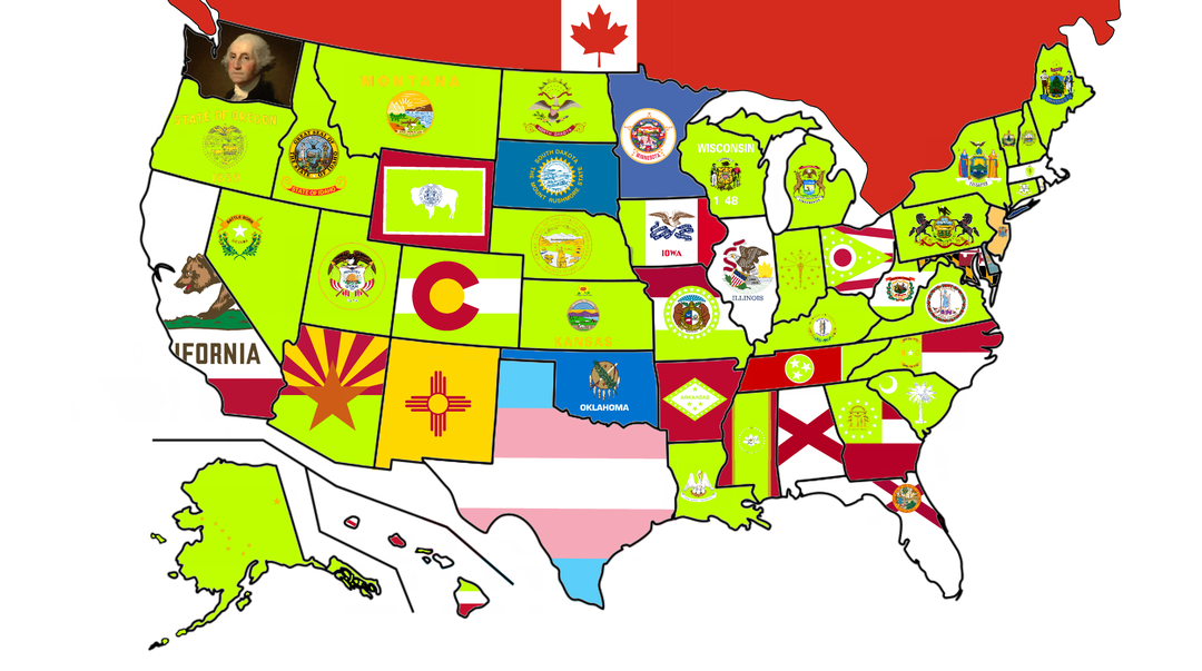 Sorry for being a bit late with this but anyways top comment gets to change something about this flag map, add states with new flags, merge states, remove states, basically anything. Lets see what this community does.