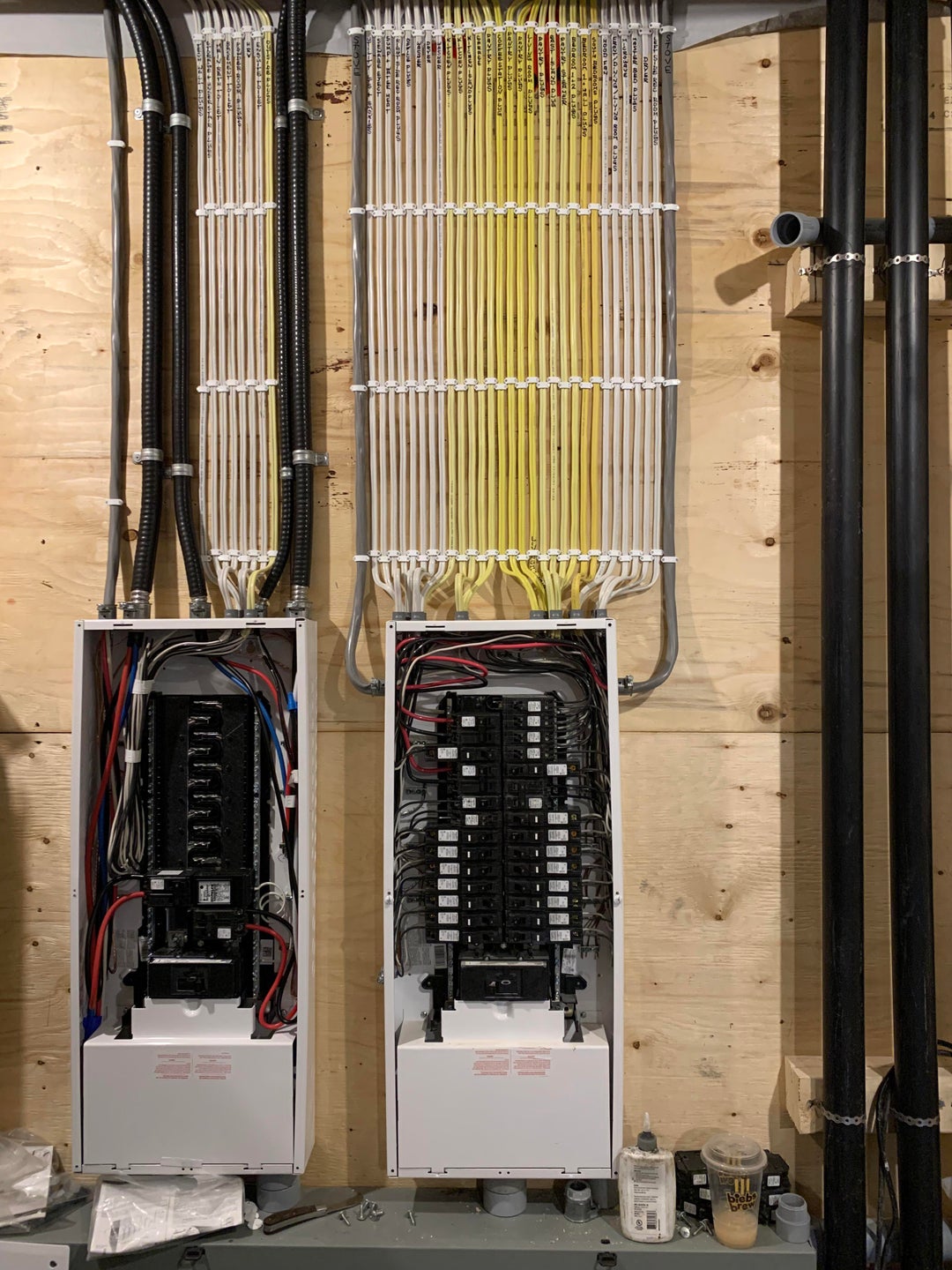 Couple panels I wired yesterday