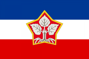 Pan-Slavic flag without kolovrat