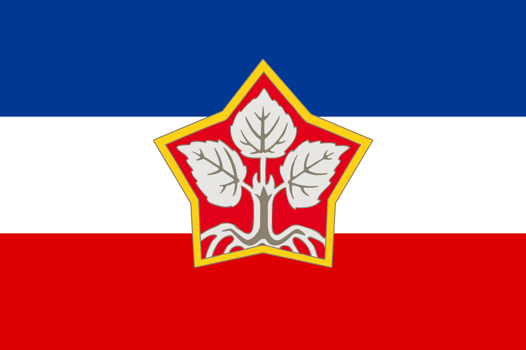 Pan-Slavic flag without kolovrat