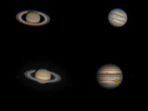 My first images of Jupiter and Saturn versus my best, captured using similar gear 3 years apart.
