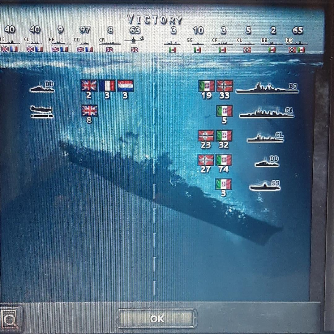 my first proper naval battle as the Allies