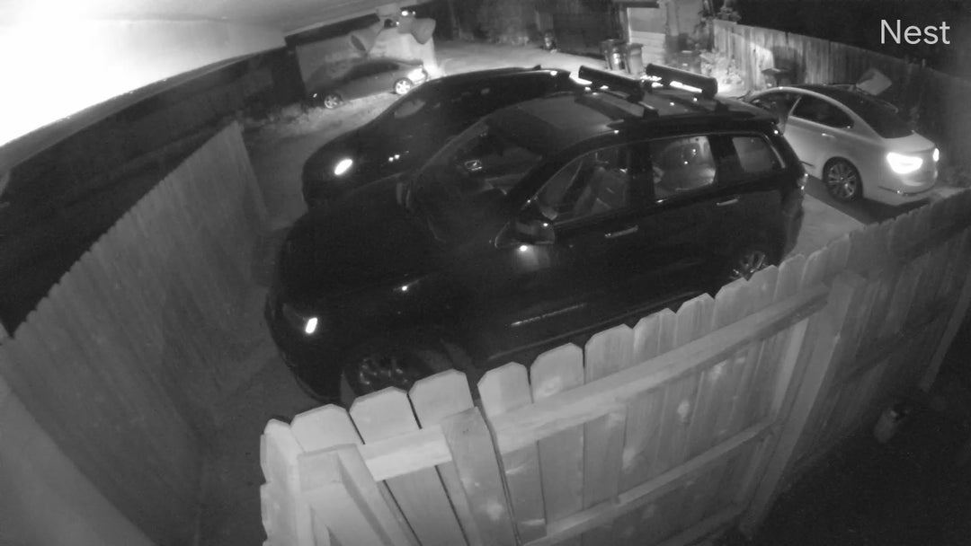 My car seemed different when I got it in today, but nothing is blatantly missing. I caught this clip on camera last night. Should I be worried or checking for other things?
