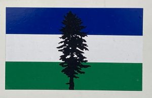Saw this flag on the back of a van in Canada. I get it’s using the Lebanese flag. Anyone recognise it?