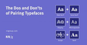 The Dos and Don’ts of Pairing Typefaces