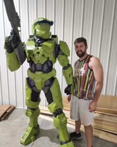 I 3d printed and am painting a life sized Master Chief
