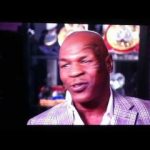 Mike Tyson reacting to a small fight involving Charles Barkley