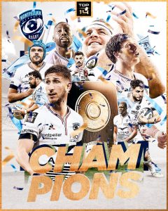 Montpellier are champions of France 2022!
