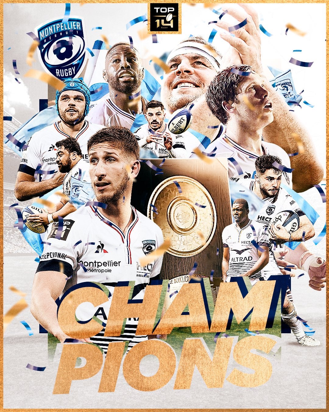 Montpellier are champions of France 2022!