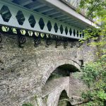 Three generations of bridges in Wales.