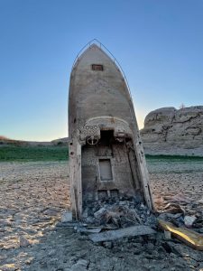 One of the boats found from Lake mead sinking.