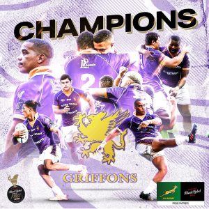 Griffons have won the Currie Cup First Division and been promoted to Premier Division next season