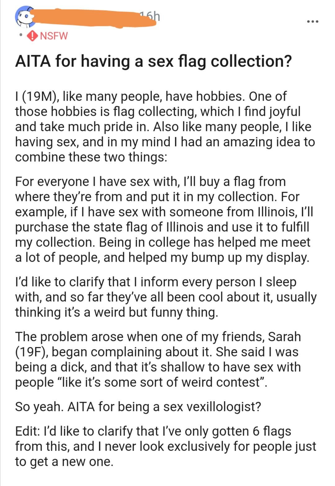 Sex flag collection