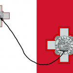 Malta has a dragon on their flag.