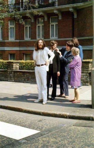 Getting ready to use a crosswalk