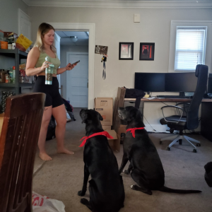 [OC]My wide is the maid of honor in a wedding today . I got this pic of her practicing her speech.