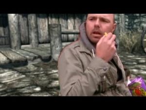 Karl Pilkington in Skyrim