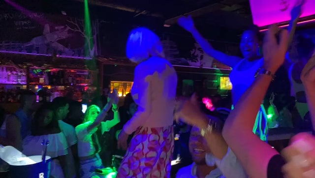 Grandma turned 78... Took her to the club and this happened...