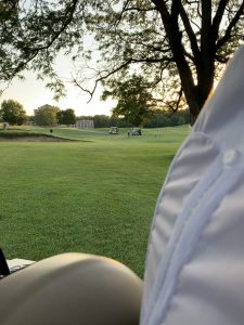 Golf is a peaceful sport