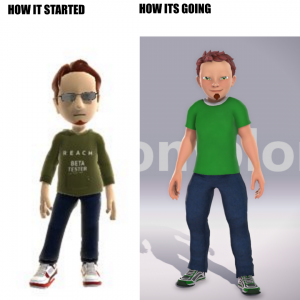 I seem to have missed the avatar style transition and accidentally wandered into the wrong section of my Xbox.....