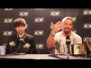 Jay White post Forbidden Door press conference