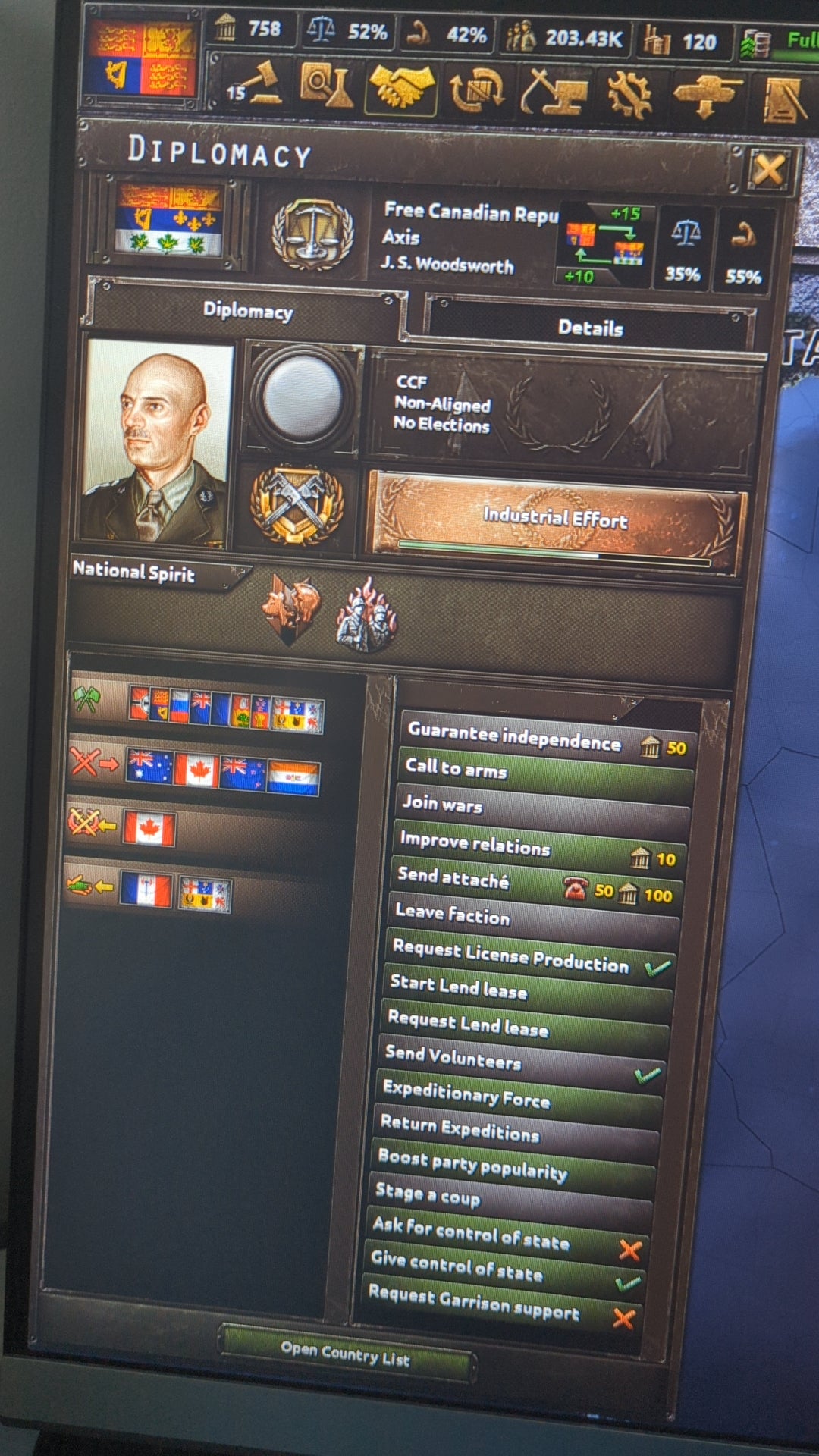 Loyalist uprisings are not my puppets as UK. How do I fix this?