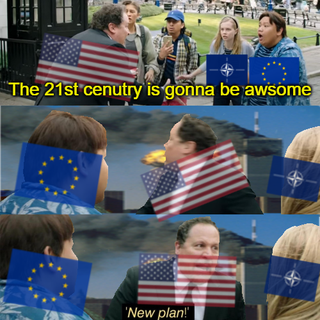 And before you know it you're fighting in the middle east