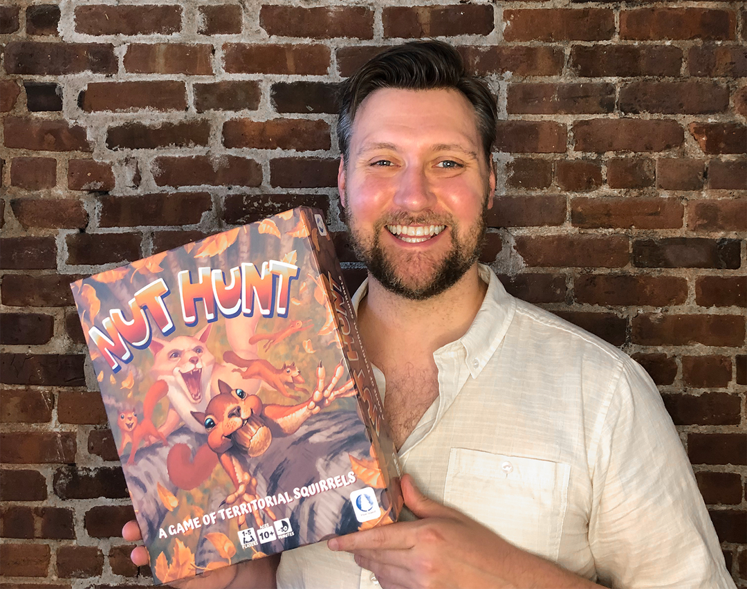 Hi r/gaming - this is me - I quit a soul draining career to publish a silly board game about squirrels & we're up to almost 1000 backers on Kickstarter! 🐿️