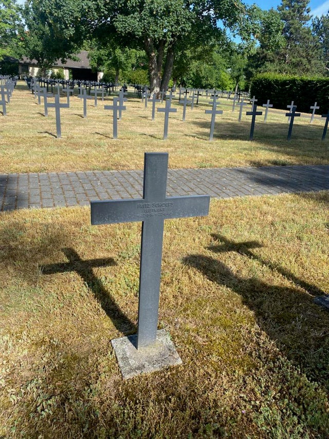 Last month you guys helped me find my great uncle's gravesite. Here's the grave today.
