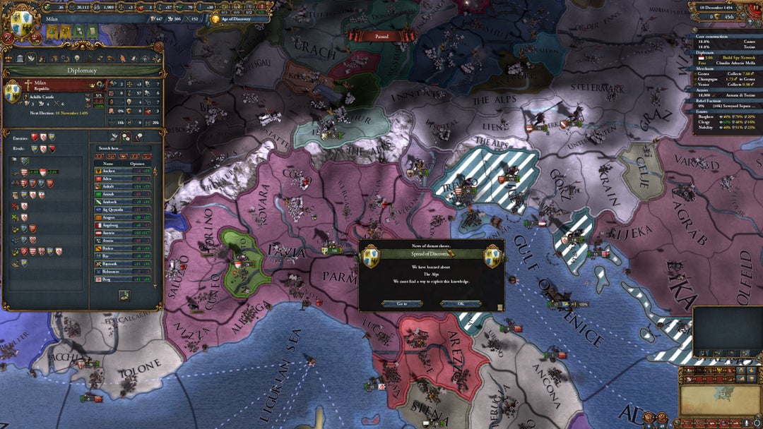 Speedrun discovering the Alps as Milan