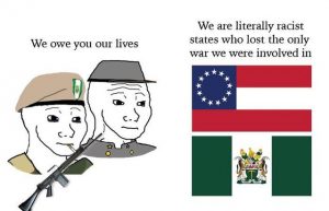 Confederates and Rhodesia Simps are literally the same CMV