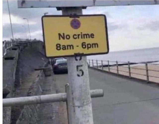 This sign will definitely deter the criminals