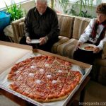 I really hope this is my life at 80. Just me, my soulmate, and a really big pizza.