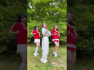 fromis_9 Nagyung (with LE SSERAFIM Chaewon & Yunjin) - Stay This Way (Dance Challenge)