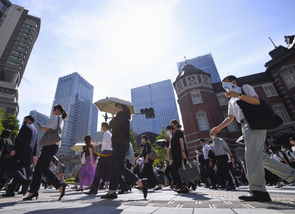 Tokyo registers 36.4 C, highest for June in records back to 1875