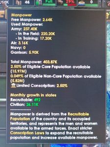 Am I missing something? It looks like rougly 150k manpower just disappeared.