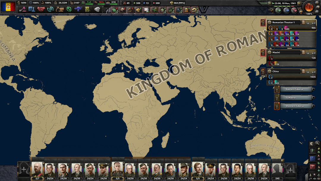 My first World Conquest with Romania. I am proud of myself