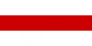 Today is Belarus's independence day. Here's the red-white-red flag.