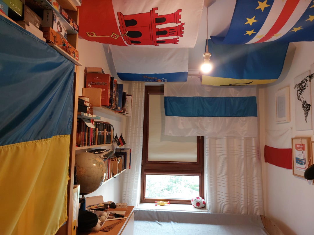 I proudly present to you my room full of flags. Gotta name them all lol