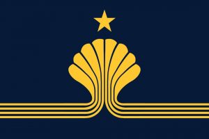 Redesigned flag of Long Beach, New York