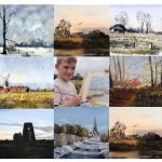 Child artist Kieron Williamson (9 yrs old) from Norfolk, England.