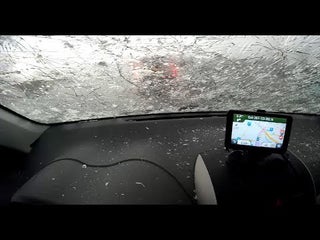 Car totaled during Colorado hail storm