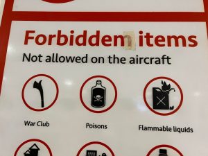 I mean on one hand, war clubs are "forbiddem" but on the other hand, the war club seems to be giving the thumbs up?