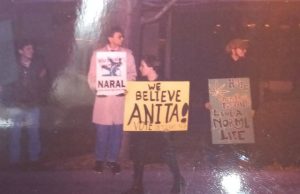 (OC) Me in 1991 protesting the Clarence Thomas Supreme Court Nomination