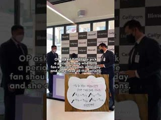 Tiffany says Sone should keep our schedules open for all of August and is returning to the U.S in September.