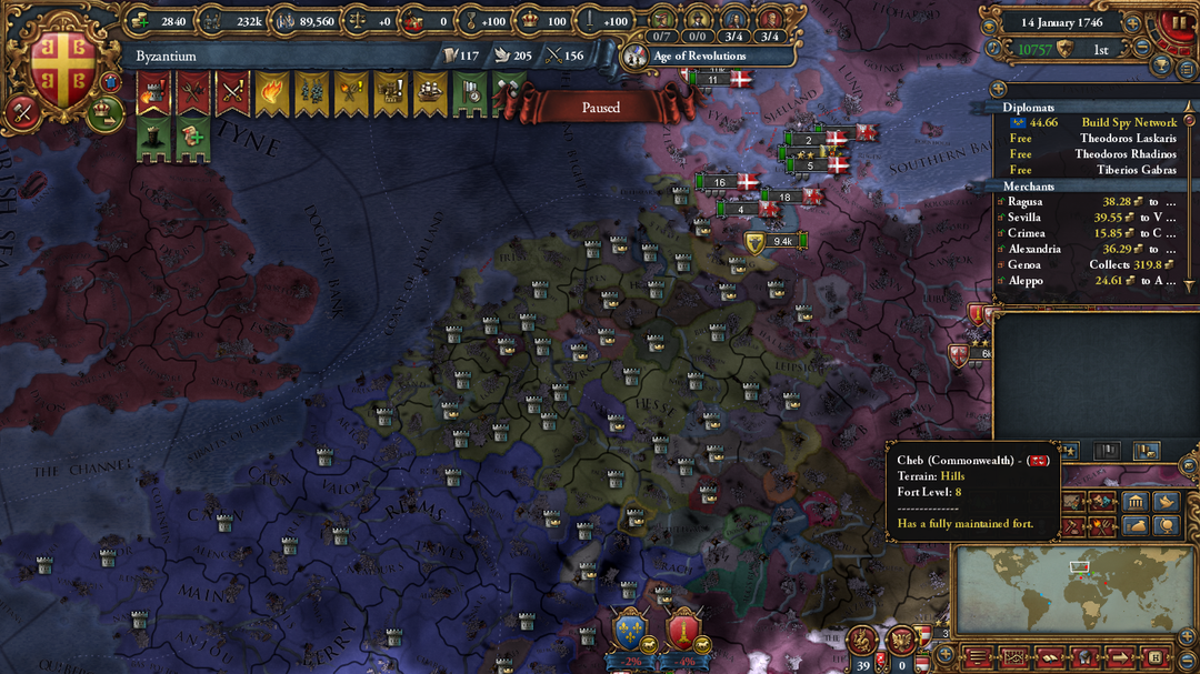 Find which forts to siege to reach the capital!