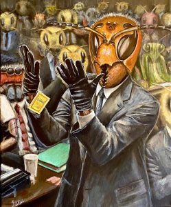 I painted a murder hornet trial