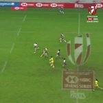 a wnning try and two nasty hits