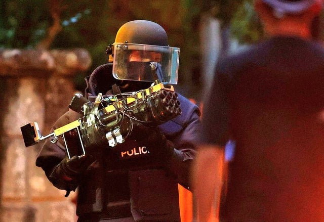 A improvised firearm recovered from Shinzo Abe's assassin's residence