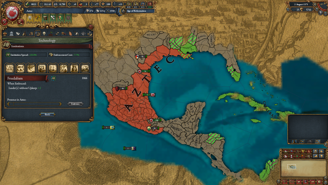 When do I manage to acquire Feudalism..?